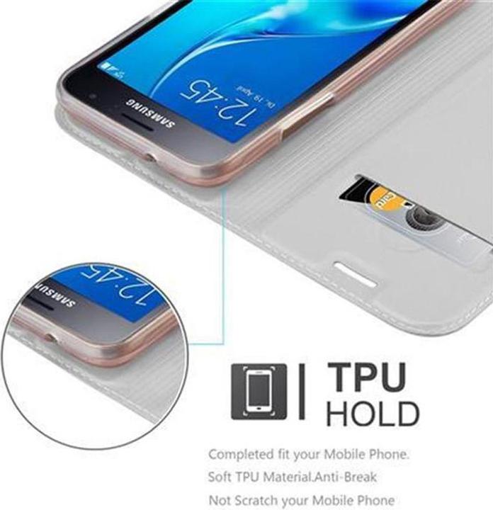 Actual product image Cadorabo Book Classy Style Cover (Samsung Galaxy J1 (2016))