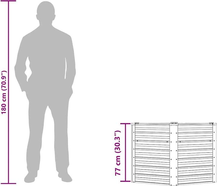 Produktbild vidaXL Garten-Hochbeet