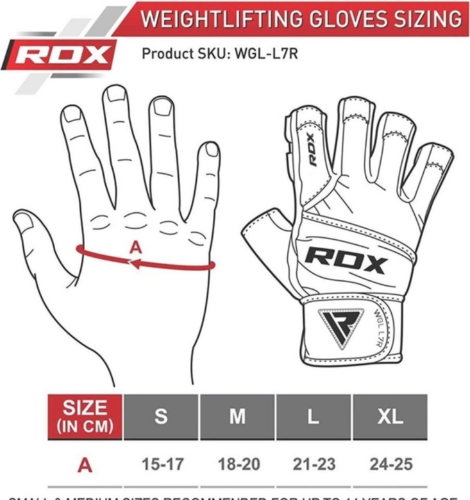 Image du produit Rdx Gym Glove Micro Red/Black Plus-L (M)