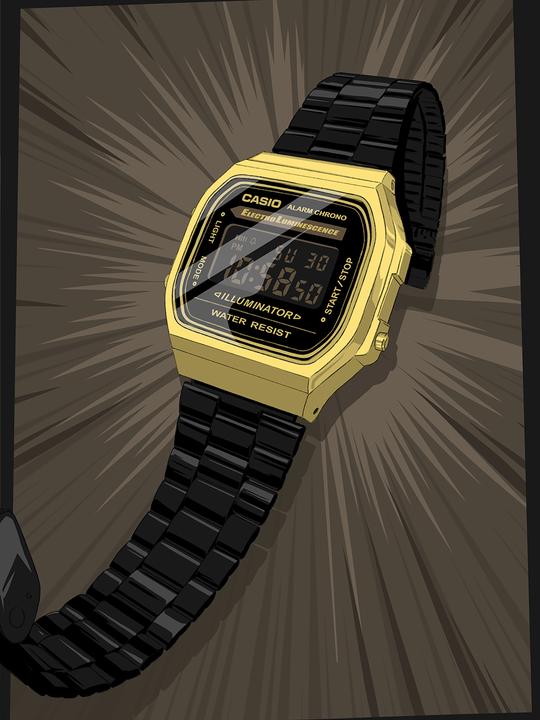 Productafbeelding Casio Vintage A168wegb-1bef (Digitaal horloge, 36 mm)