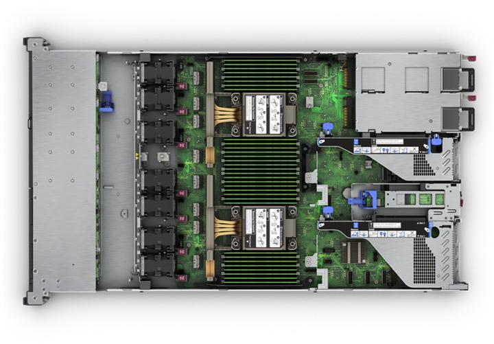 Actual product image HPE ProLiant DL360 Gen11 4410Y 12-core 1P -R MR408i-o NC 8SFF PS Server (Intel Xeon Silver 4410Y, 32 GB, Rack Server)