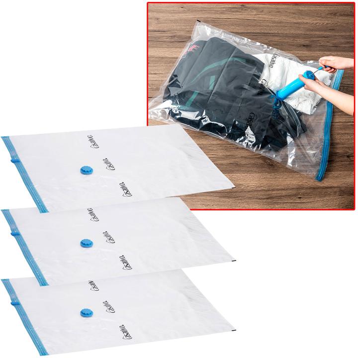 Actual product image Casativo Set of 3 vacuum bags, compression with hoover, 60 x 80 cm