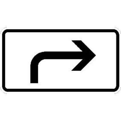 Magni ZZ.1000-21, 330x600mm Rechtsabbiegerpfeil RAL-Gütezeichen Folie RA1 (90094728)