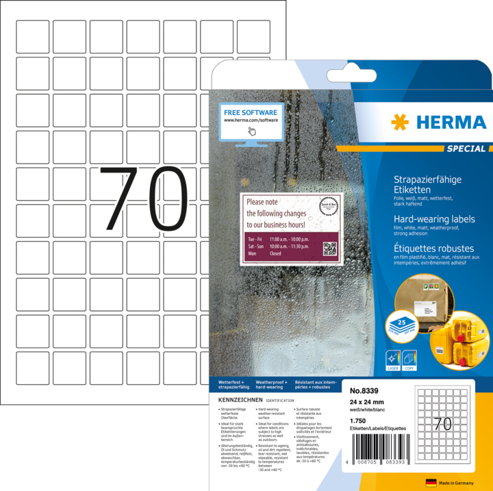 Immagine prodotto Herma Etichette resistenti alle intemperie A4