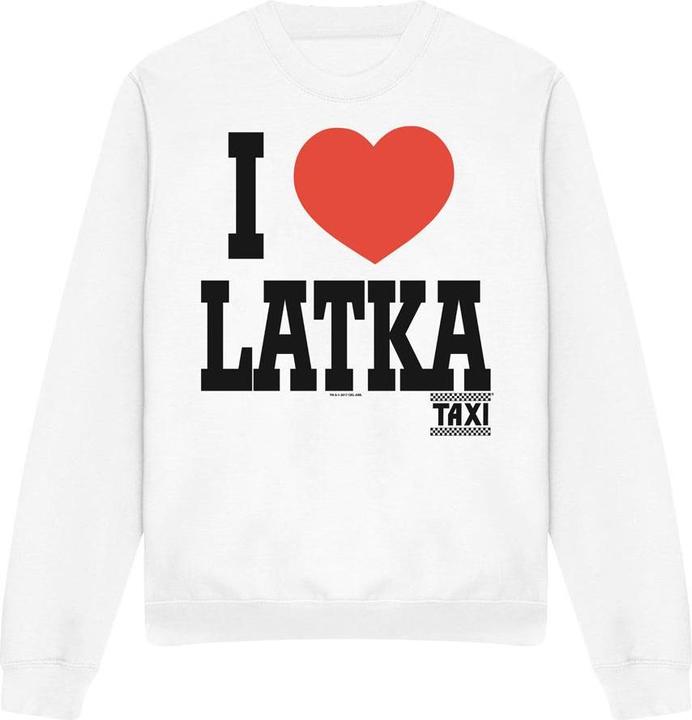 Actual product image Room05 Unisex Adult I Heart Latka Sweatshirt (L)