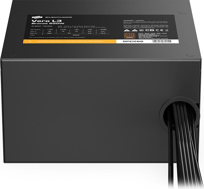 Produktbild Silentium PC Vero L3 - Netzteil (intern) - ATX12V 2.31/ EPS12V 2.92 (600 W)