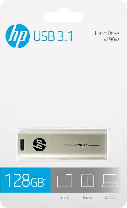 Actual product image HP x796w USB 3.1 128GB (128 GB, USB-A, USB 3.1)