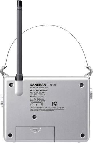 Productafbeelding Sangean Draagbare ontwerpradio FM/MW (MW, AM, FM)