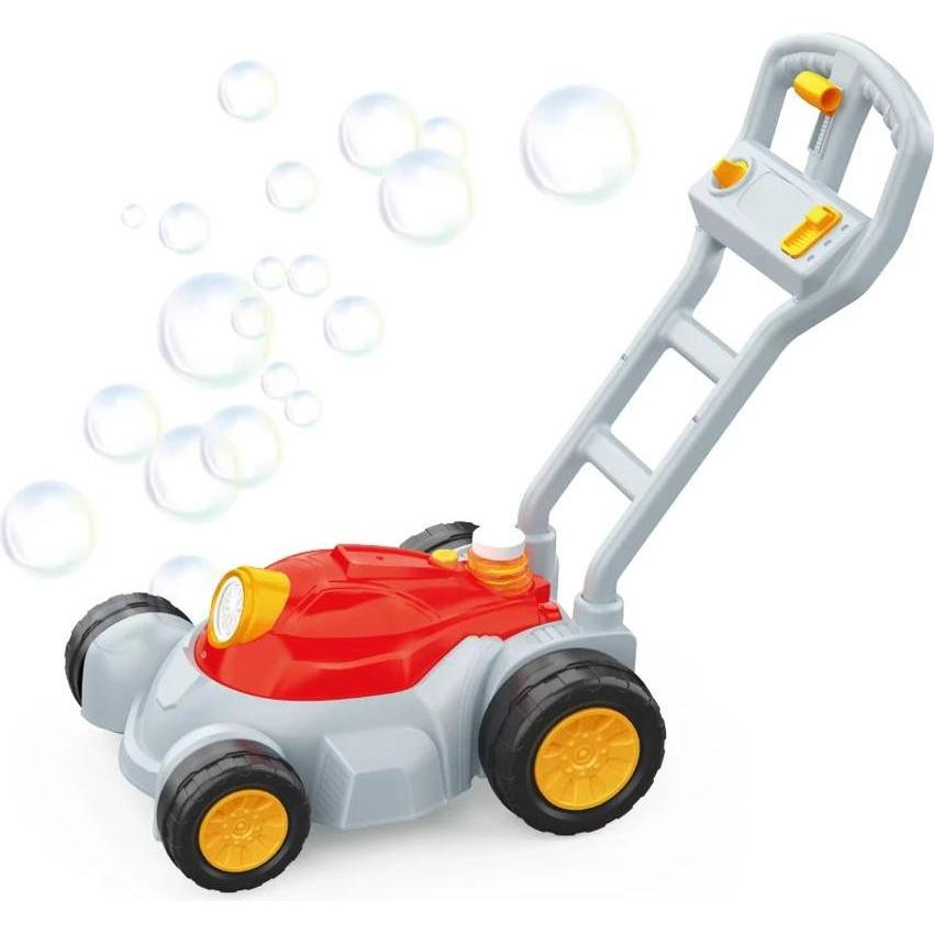 Plastica Seifenblasen-Rasenmäher mit licht und Ton, 3 * AA-BATTERIEN (nicht enthalten)