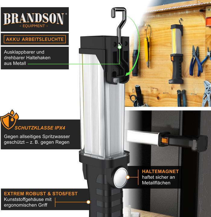 Actual product image Brandson LED work light (350 lm)