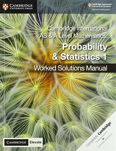 Produktbild Cambridge International AS & A Level Mathematics Probability & Statistics 1 Worked Solutions Ma (Englisch, Dean Chalmers, 2019)