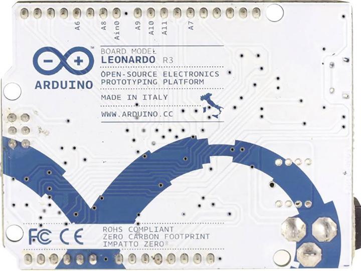 Immagine prodotto Arduino Leonardo originale (ATmega 32U4) senza intestazioni
