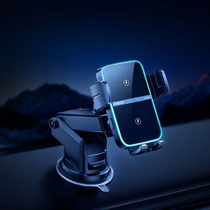 Produktbild Joyroom JR-ZS246 Car Dashboard Holder with Qi Inductive Charger (Black)