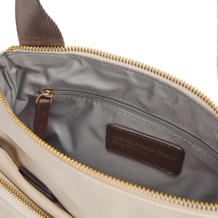 Actual product image Mandarina Duck Vertical Expandable Crossover with Multiple Compartments