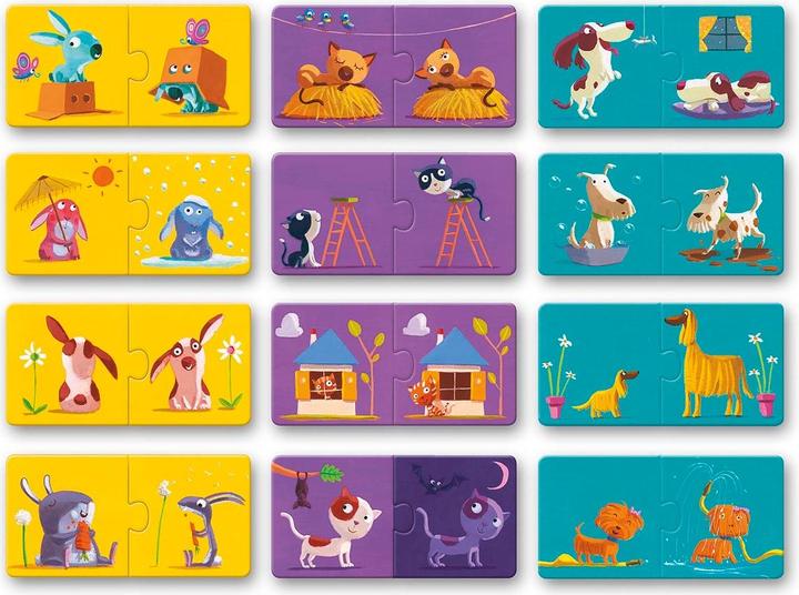 Actual product image Djeco Duo opposites (2 pieces)