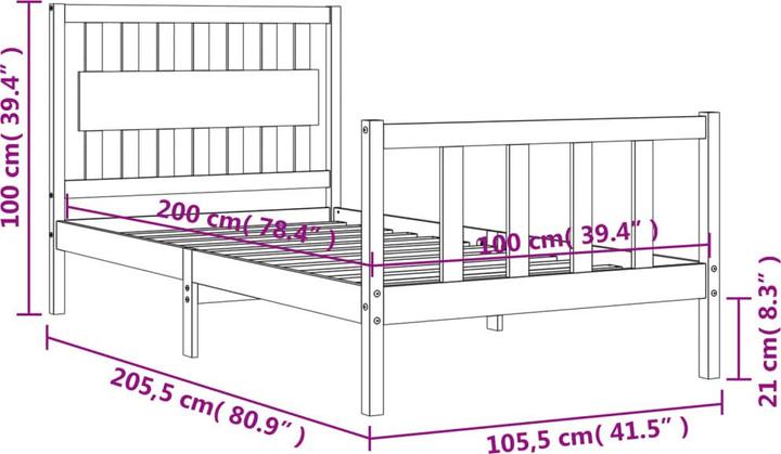 Image du produit vidaXL Ida (120 x 190 cm)