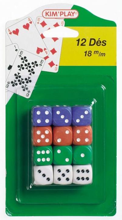 Actual product image Kim'Play 12 Dice 18Mm