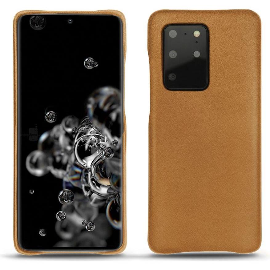 Noreve Lederschutzhülle (Samsung Galaxy S20+ 5G), Smartphone Hülle, Braun