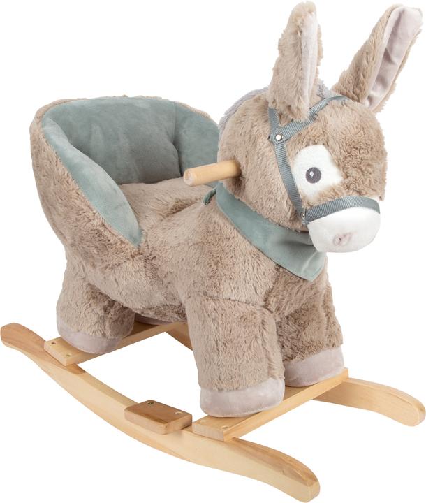 Actual product image small foot Rocking animal donkey with seat