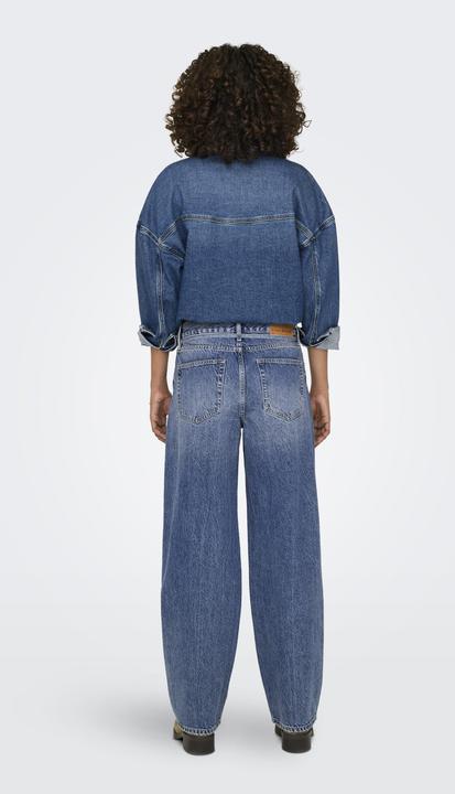 Actual product image Only Balloon cut mid waist straight fit jeans (W27/L30)