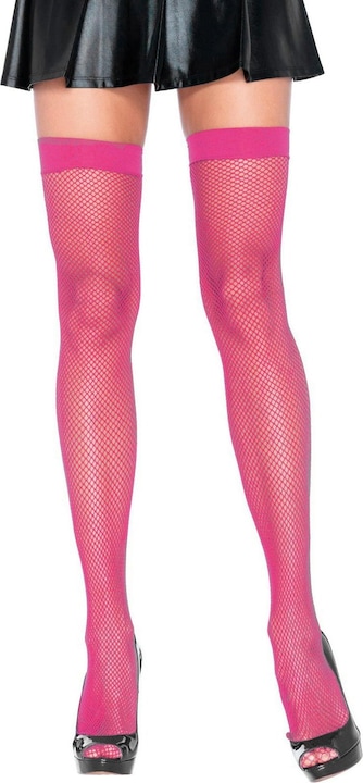 Immagine prodotto Leg Avenue Autoreggenti A Rete In Nylon Rosa (Taglia unica)