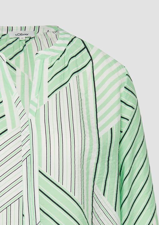 Immagine prodotto s.Oliver Bluse Viskosebluse mit Raffung und All-over-Print (44)