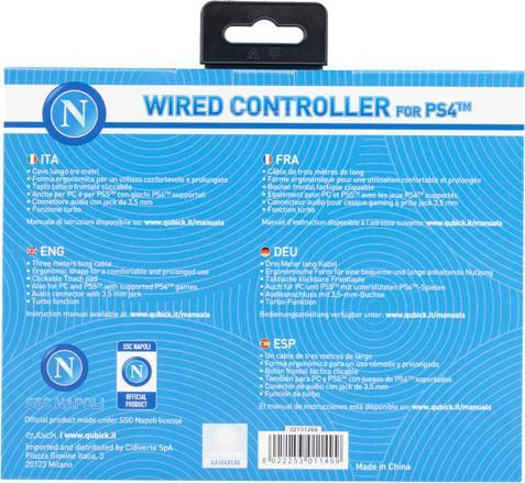 Productafbeelding GED Bedrade Controller SSC Napoli 2.0 (PS4) (PC, PS4)
