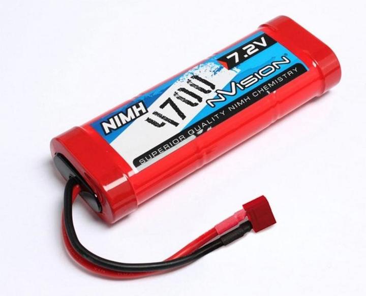 nVision NiMH 4700 7,2V Stick w/Deans Plug 14 AWG (7.20 V, 4700 mAh)