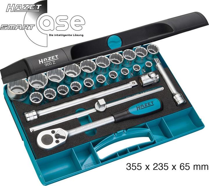 Productafbeelding HAZET Dopsleutelset (32 mm, 18 mm, 11 mm, 12 mm, 20 mm, 19 mm, 27 mm, 15 mm, 25 mm, 13 mm, 21 mm, 14 mm, 29 mm, 10 mm, 30 mm, 23 mm, 26 mm, 22 mm, 17 mm, 28 mm, 16 mm, 24 mm, 31 mm)