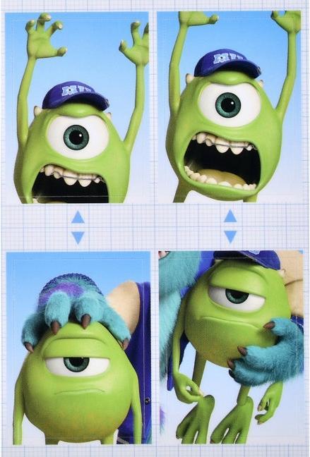 Image du produit Disney Mike Fotoaufkleber Sticker Collection