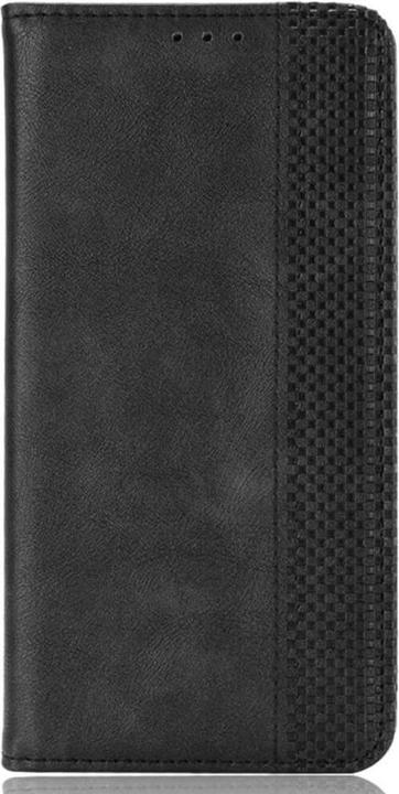 Produktbild Cover-Discount Honor Magic6 Pro - Vintage Flip Case Hülle schwarz (Honor Magic6 Pro)