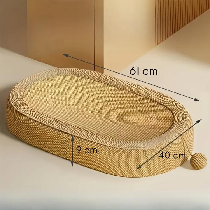 Actual product image Suba Cat scratching bed (Brown)