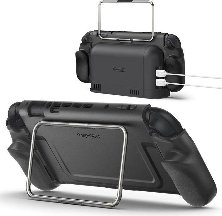 Produktbild Spigen - Protective Case Dual Grip Pro (ACS10196) - for Nintendo Switch 2 - Black (Switch 2)