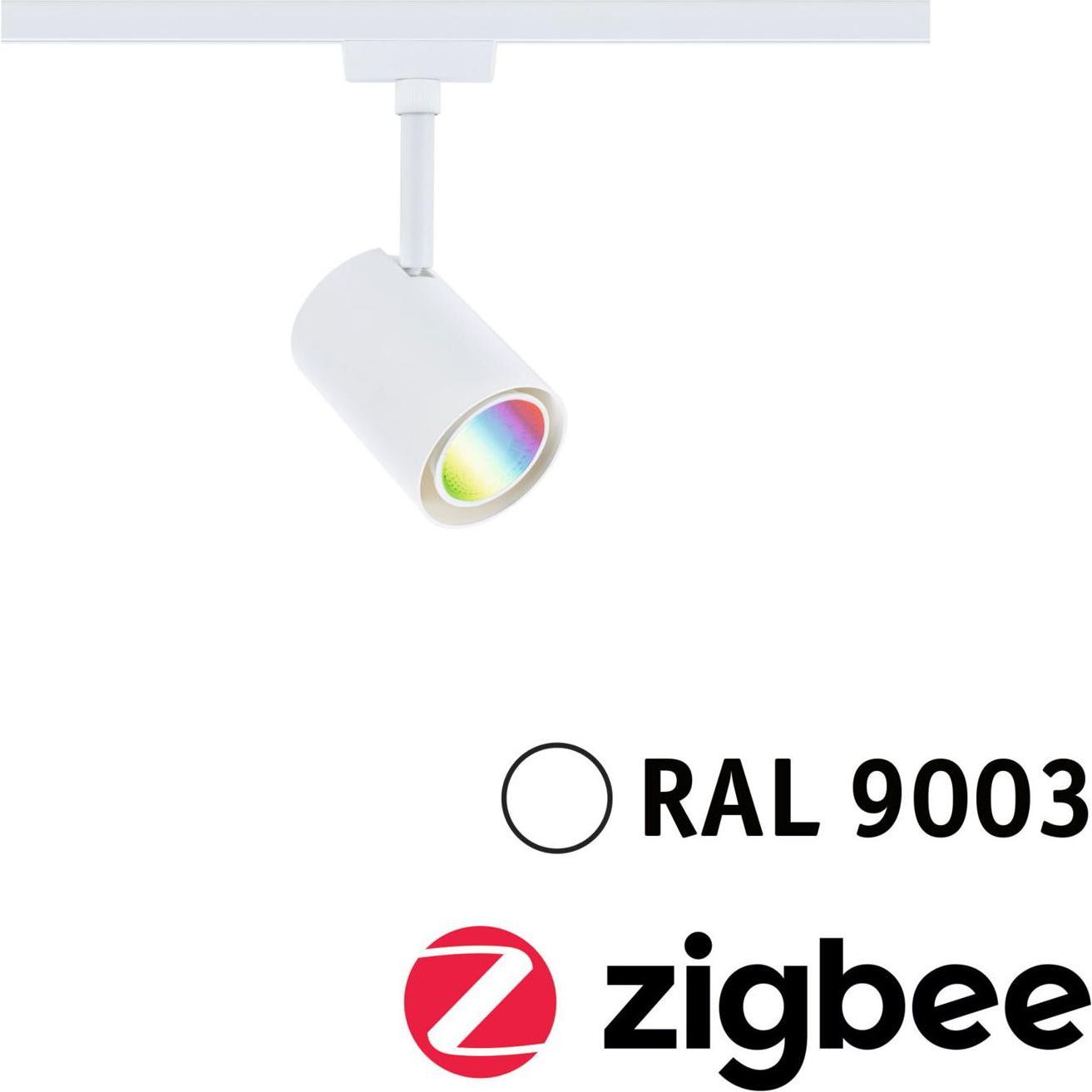 Thumbnail - Paulmann, Wandleuchte + Deckenleuchte, URail Spot Luxe Zigbee (350 lm, GU10)