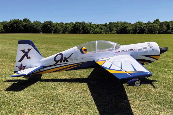 Produktbild Extremeflight-RC YAK 54 EXP 85" Weiss/Blau Kunstflugmodell