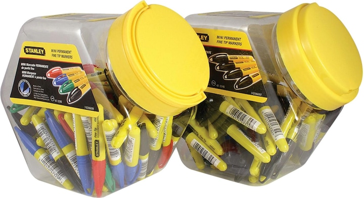 Produktbild Stanley Permanentmarker (Schwarz, Gelb, 72 x)