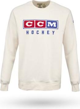 Actual product image CCM Vintage Fall Fleece SR Pullover (XL, Cremeweiss (ungebleicht)) (XL)