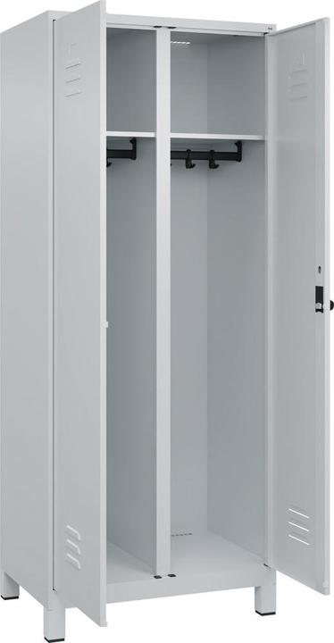 Actual product image C+P Black and white locker Classic PLUS (80 cm, 195 cm)