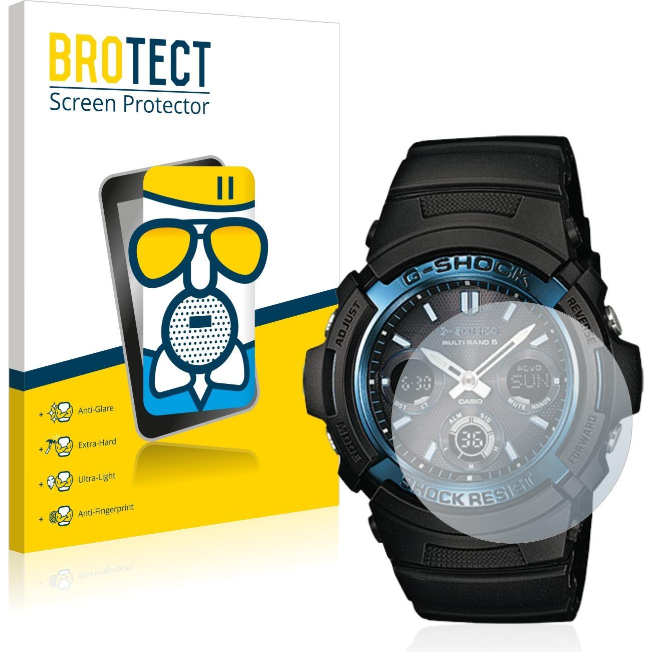 BROTECT AirGlass Panzerglasfolie Matt, Smartwatch Schutzfolie, Grau
