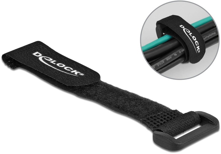 Actual product image Delock Velcro cable tie with loop (Velcro cable ties, 150 mm, 5 pcs.)