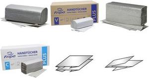 Produktbild Fripa Handtuchpapier PLUS, 250 x 330 mm, C-Falz, natur (180 x)