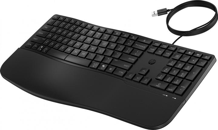 HP 480 Comfort Wired Keyboard-GR (P) (DE, Cable)