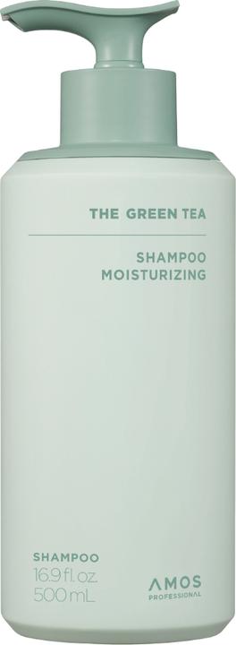 Amos Professional - The Green Tea Shampoo Moisturizing - Green - 500 ml (Liquid shampoo, 500 ml)