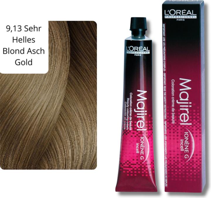 Image du produit L'Oréal Professionnel Majirel (9.13 Frêne blond très clair or frêne blond très clair)
