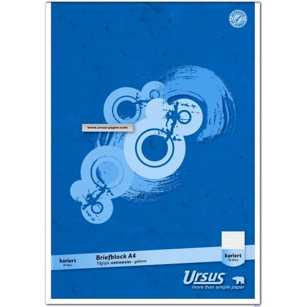 Image du produit Ursus Bloc-notes A4 (A5, Quadrillé, Non contraignant)