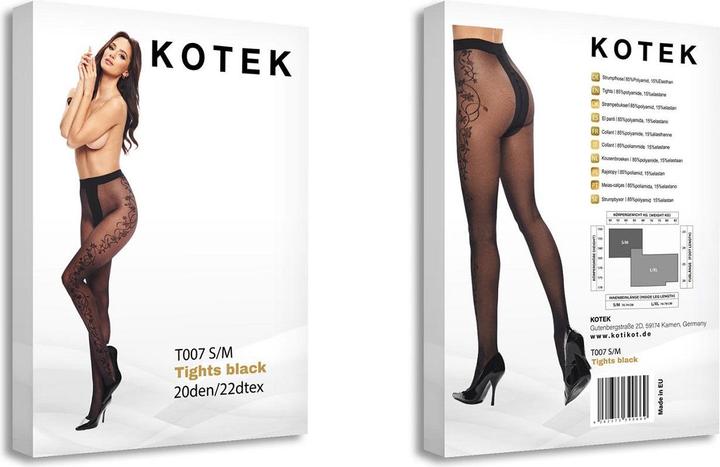 Produktbild Kotek T007 tights 20den (XL)