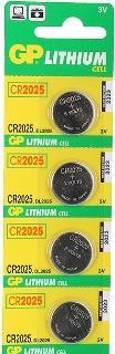 Actual product image GP Batteries CR2025 Lithium (4 pcs., CR2025, 160 mAh)