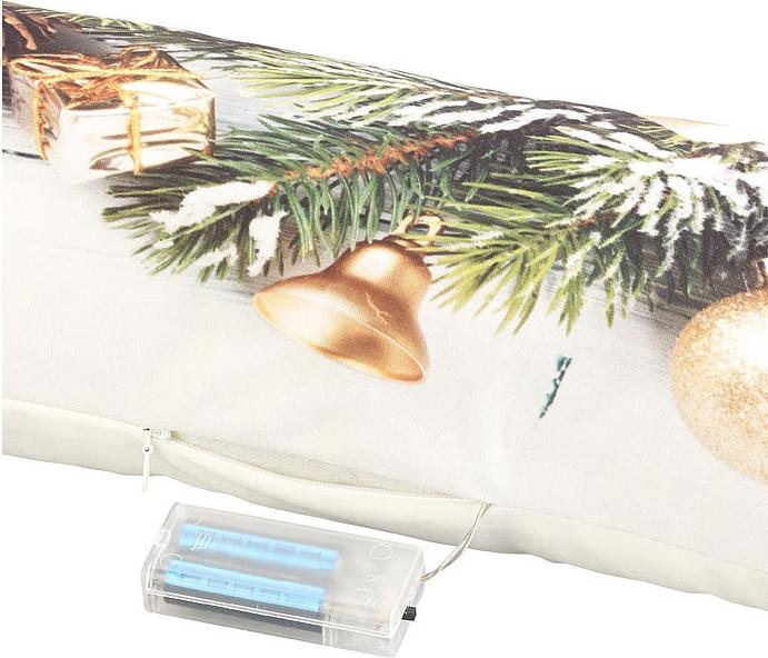 Produktbild Infactory Zugluftstopper-Deko-Kissen mit Weihnachts-Motiv (90 x 20 x 12 cm)