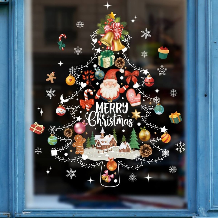 Actual product image Cover-Discount Wall sticker tattoo Merry Christmas