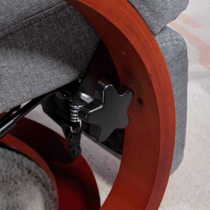 Actual product image Homcom Relaxsessel Polyester Grau
